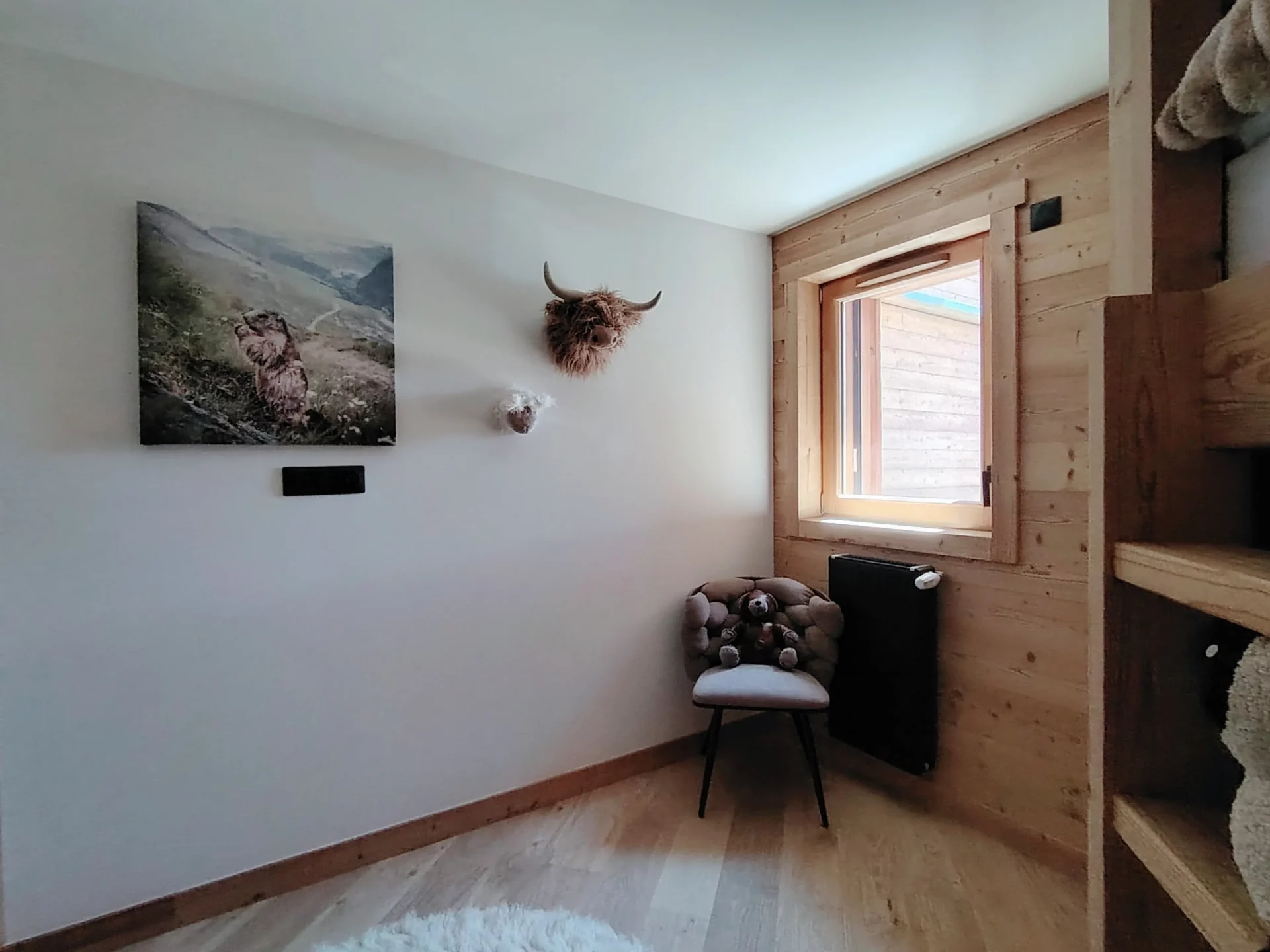 Chambre d'un appartement à louer à l'alpe d'huez dans la résidence Cachemire