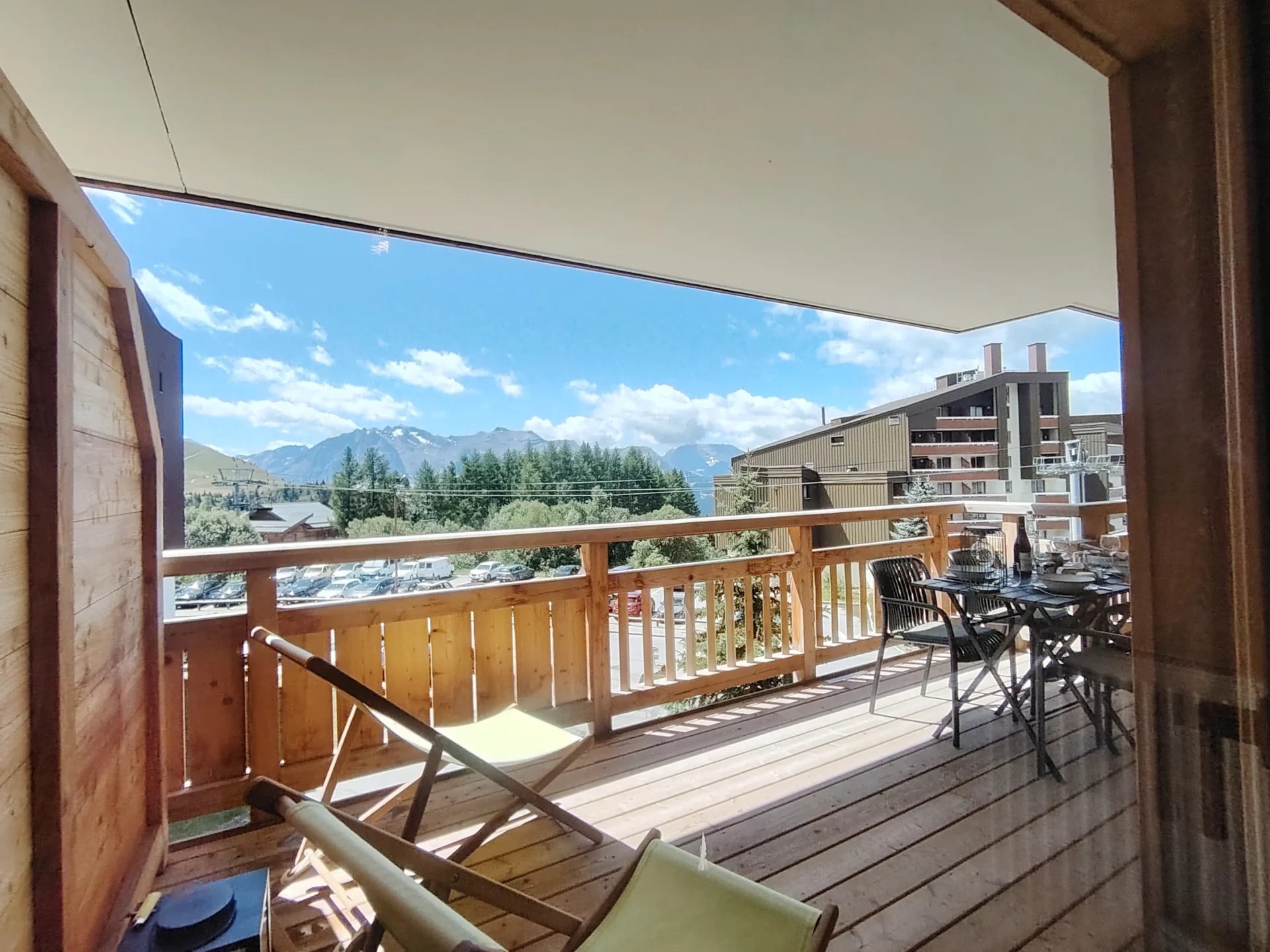 Location appartement à l'alpe d'huez avec terrasse et vue