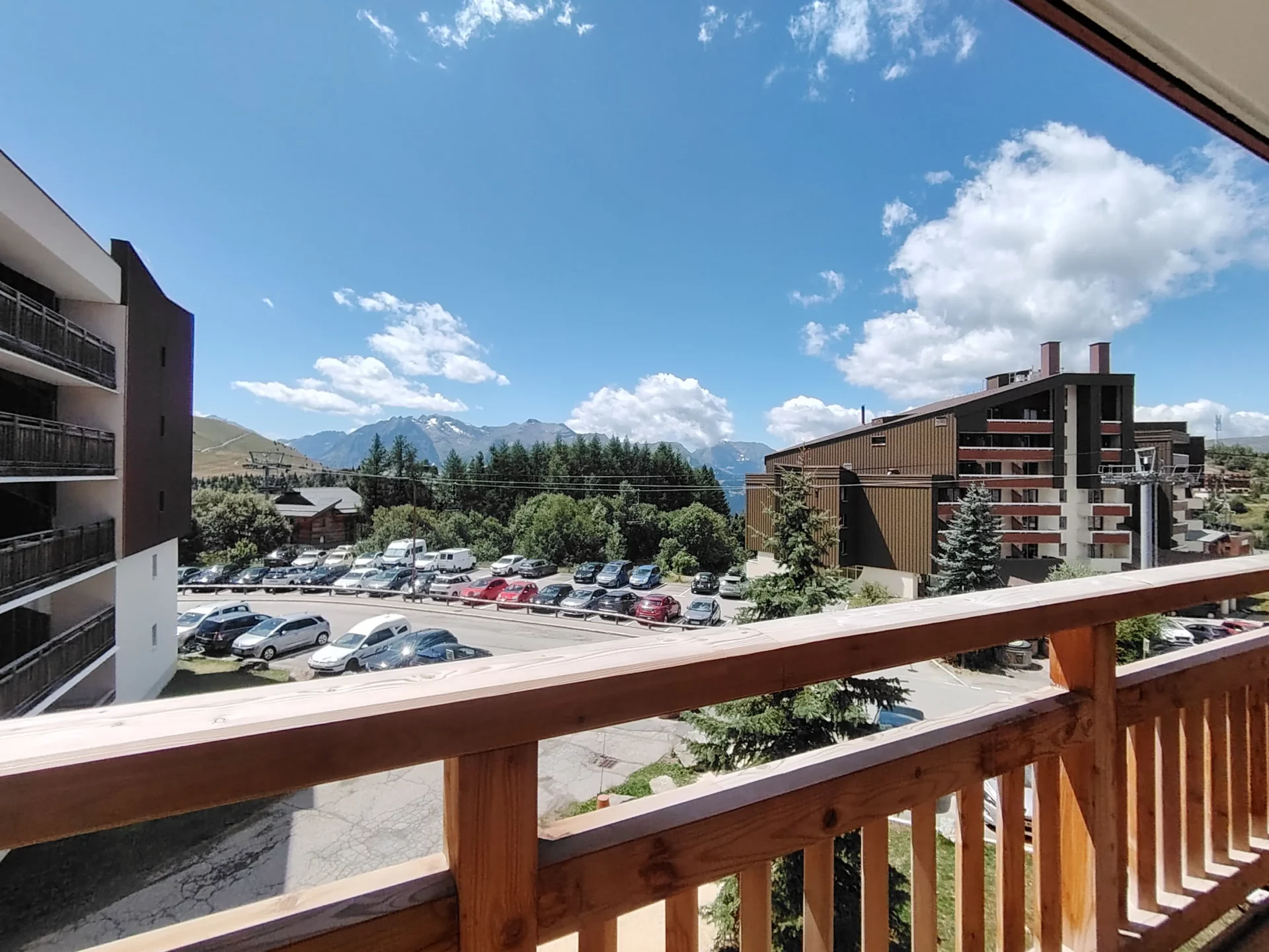 Location appartement à l'alpe d'huez avec terrasse et vue