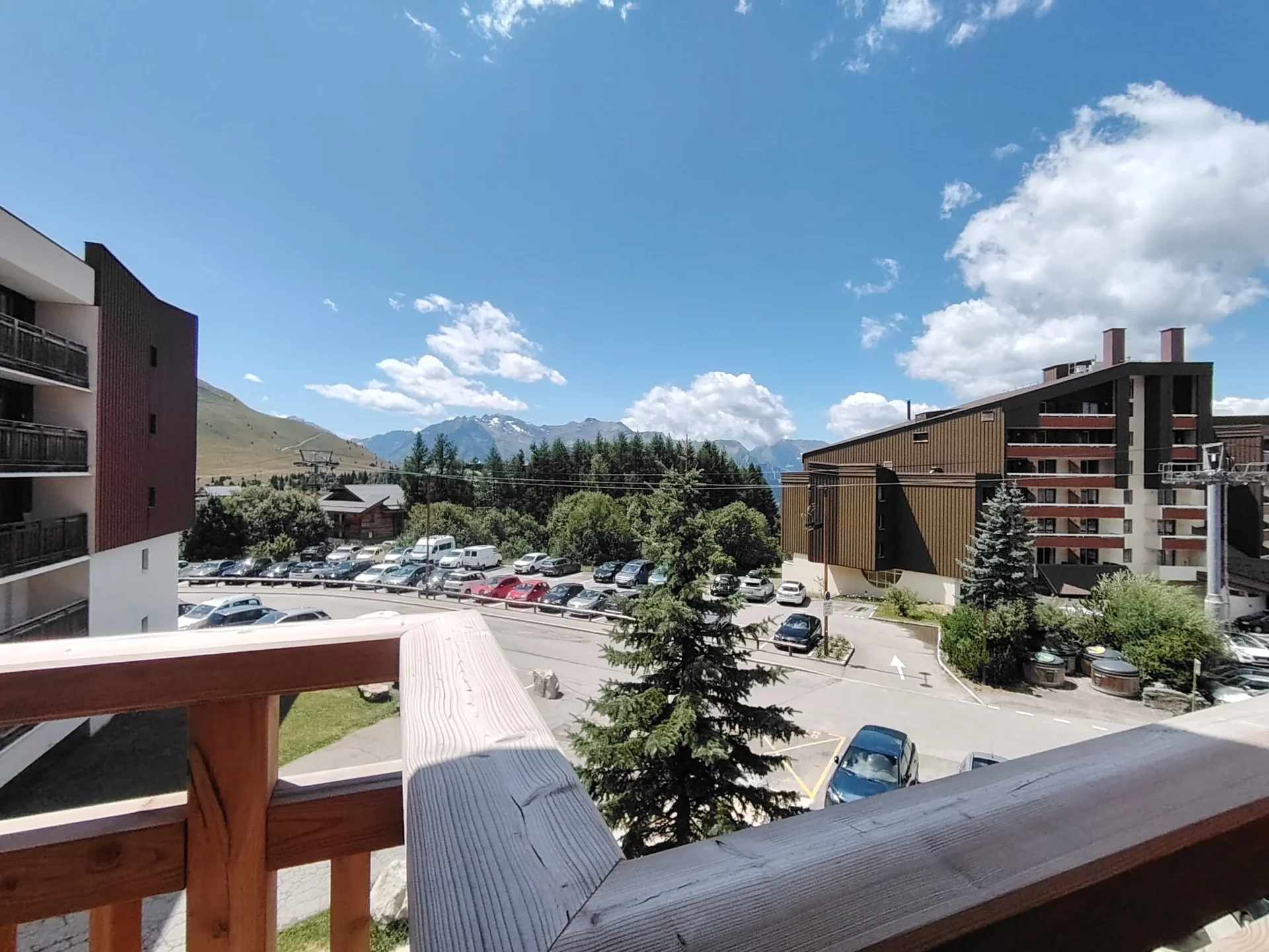 Location appartement à l'alpe d'huez avec terrasse et vue