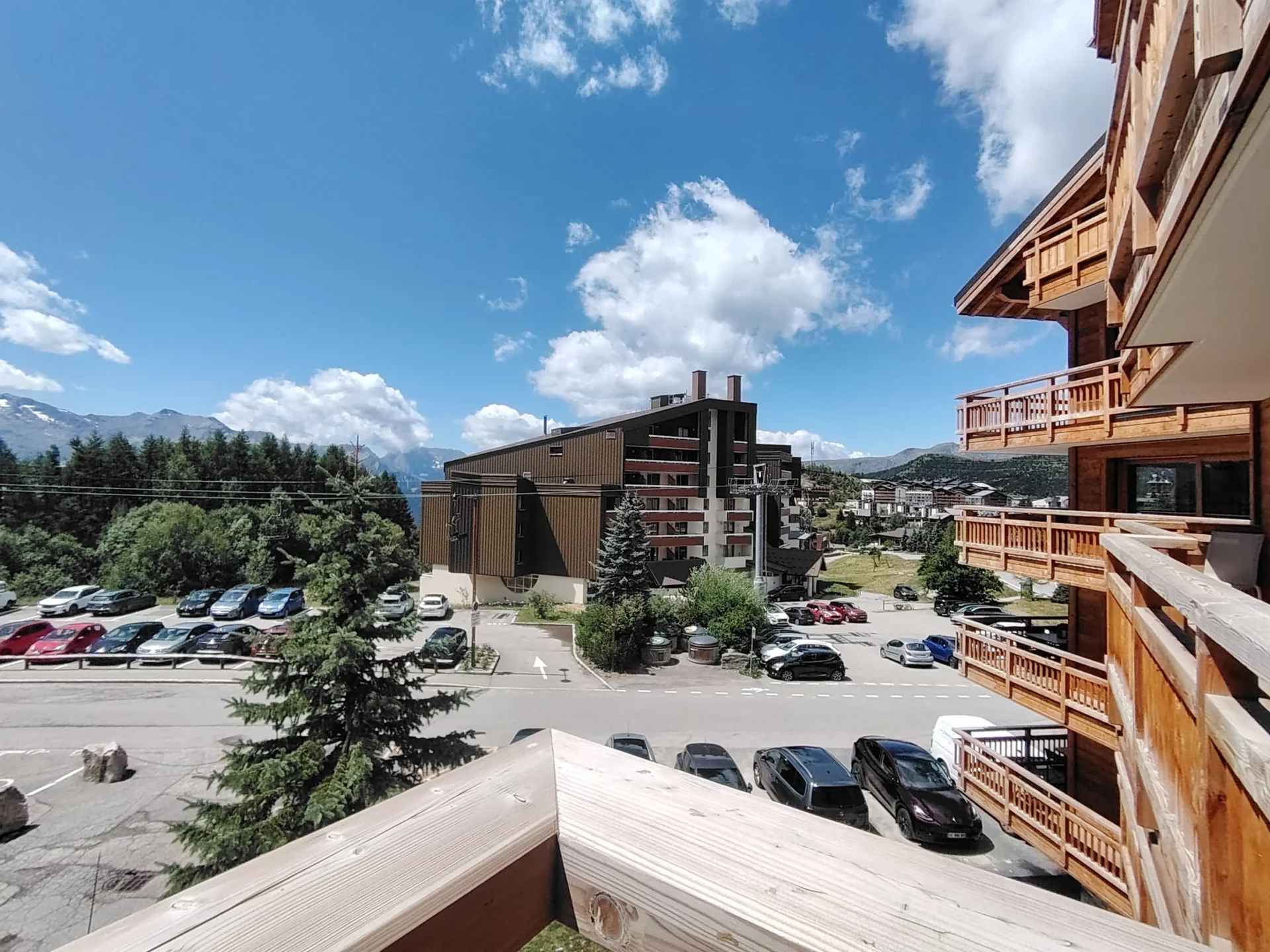 Location appartement à l'alpe d'huez avec terrasse et vue