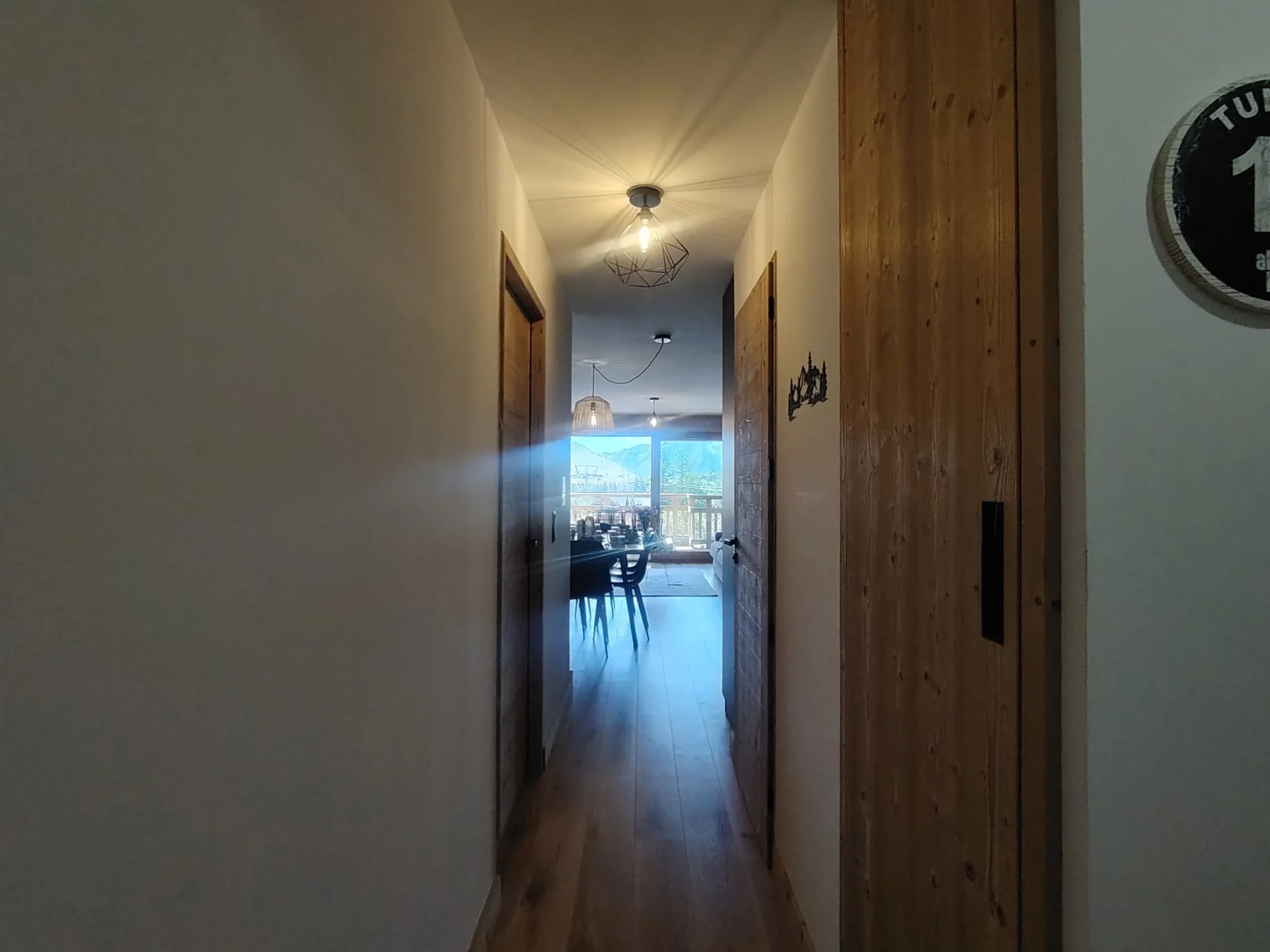 Location appartement à l'alpe d'huez avec couloir